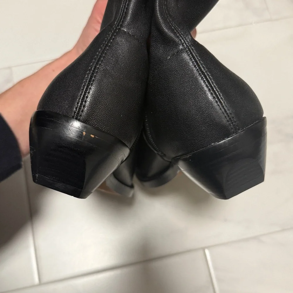 Madewell Sleek Black Leather Idris Boot - Picture 7 of 7